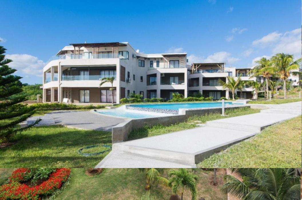 Magnificent Sea-View Apartment Flic-en-Flacq Esterno foto